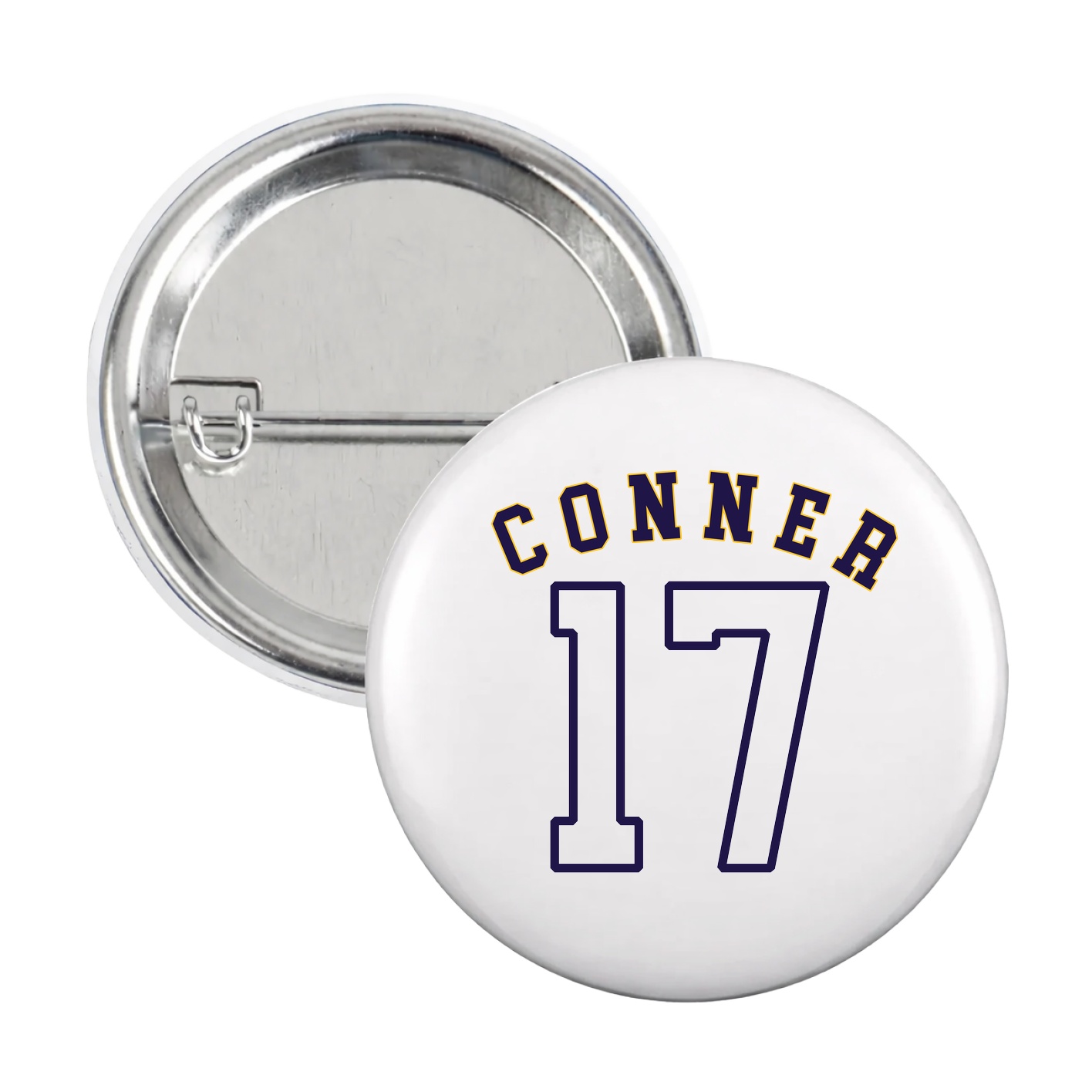 Game Day Button — Shirsey Arch in White