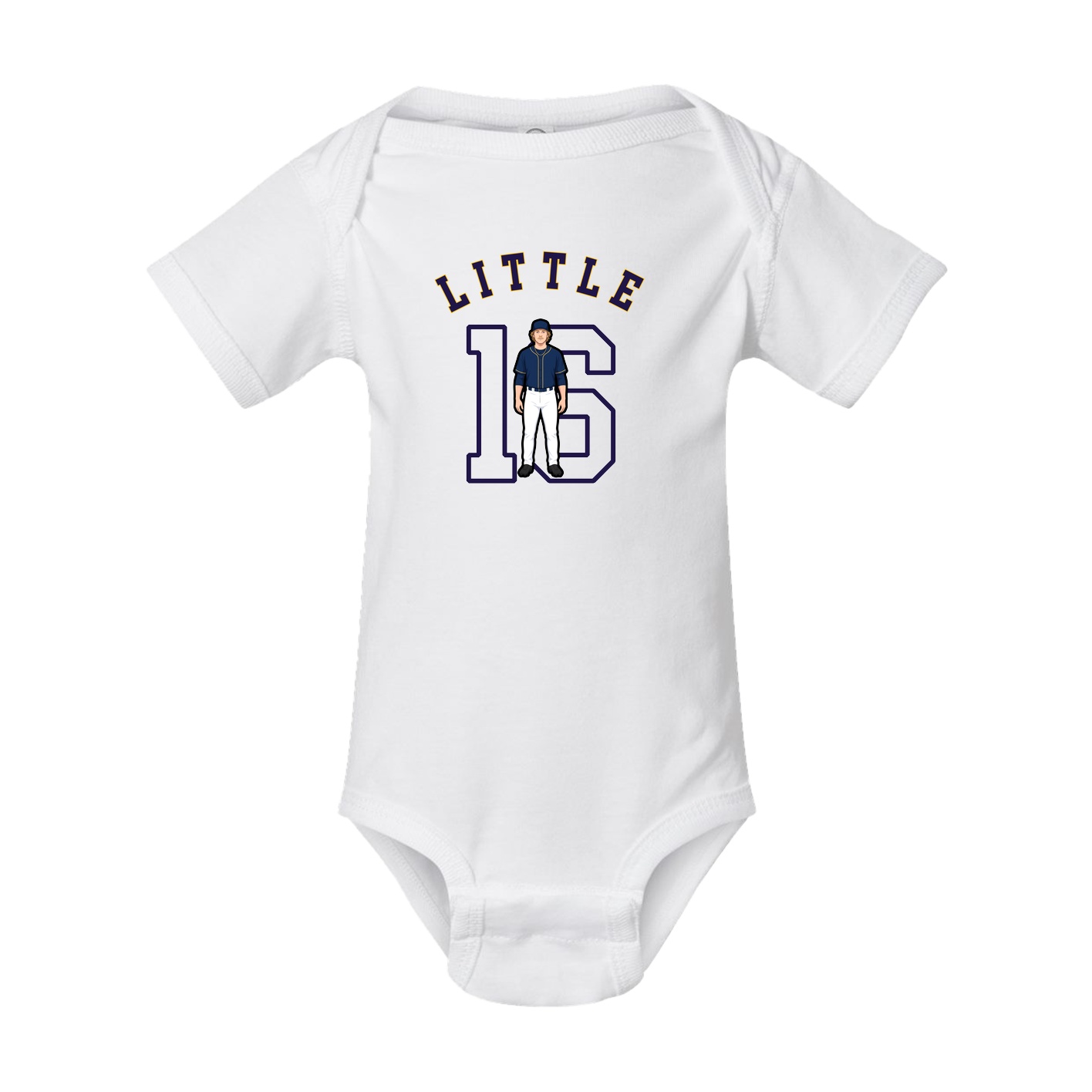 Baby Onesie — Shirsey Arch in White