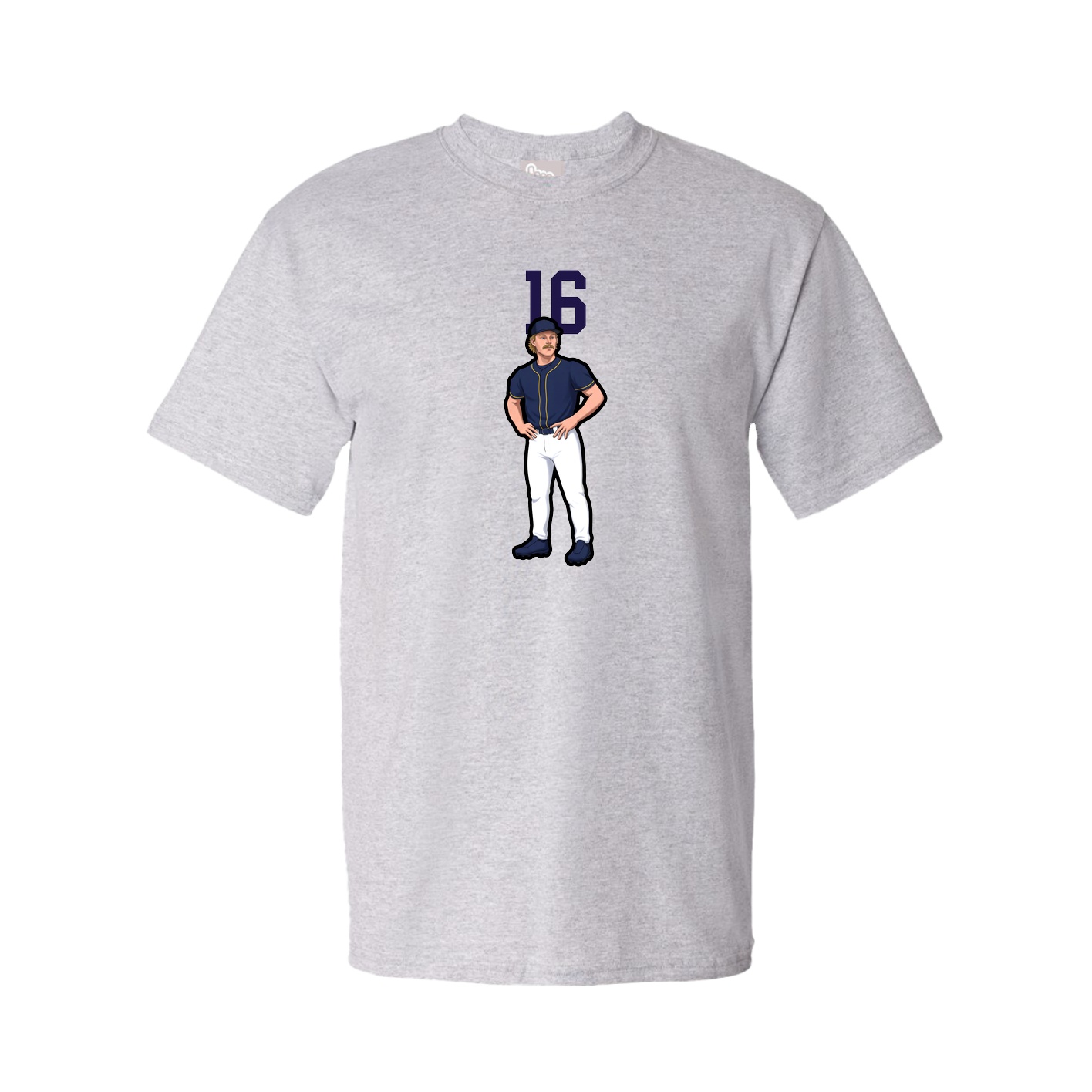 Tee — Number Top in Grey