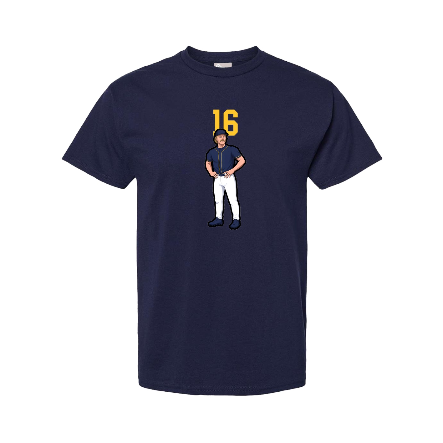 Tee — Number Top in Navy