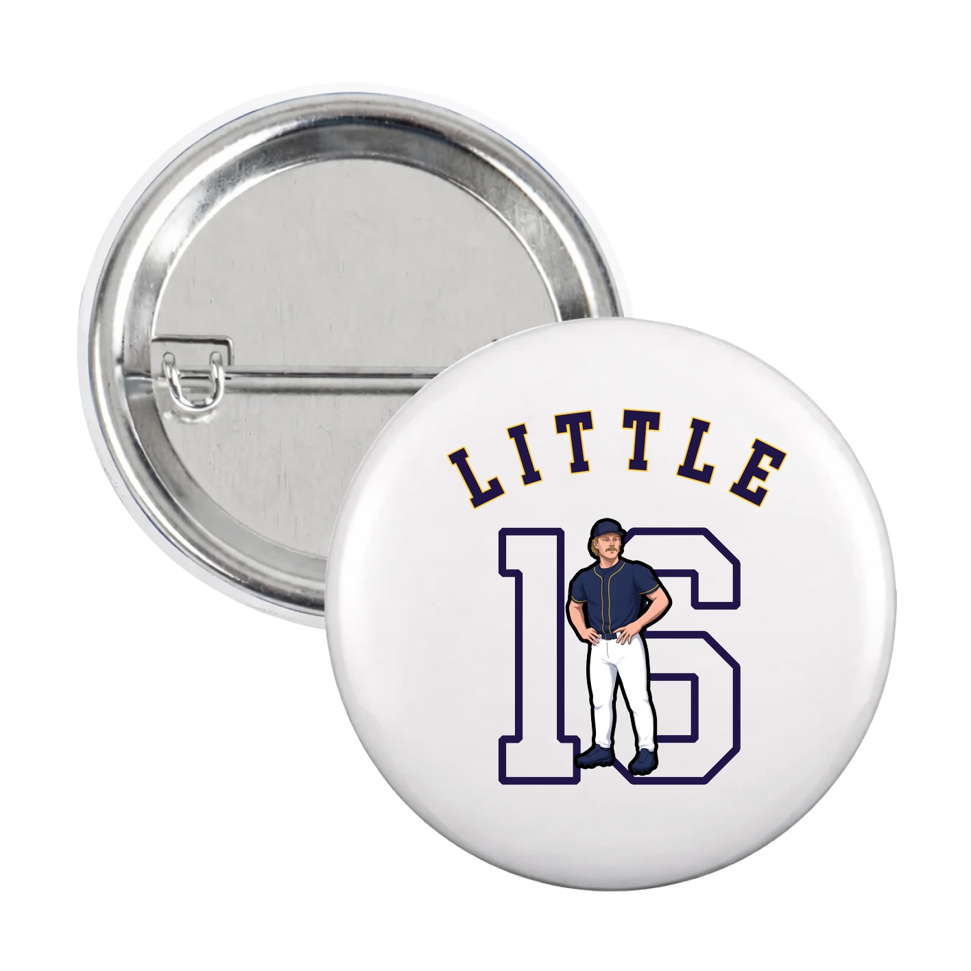 Game Day Button — Shirsey Arch in White