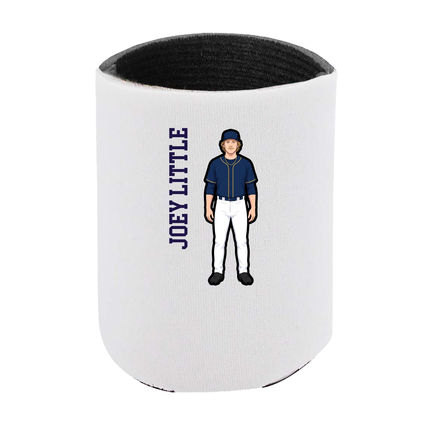 Can Holder — Name Vertical in White