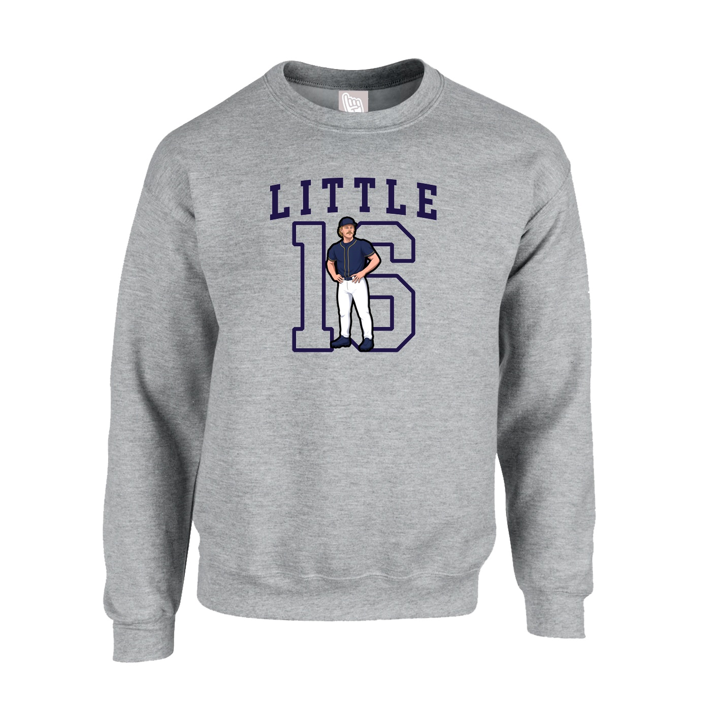 Fleece Crew — Shirsey in Grey