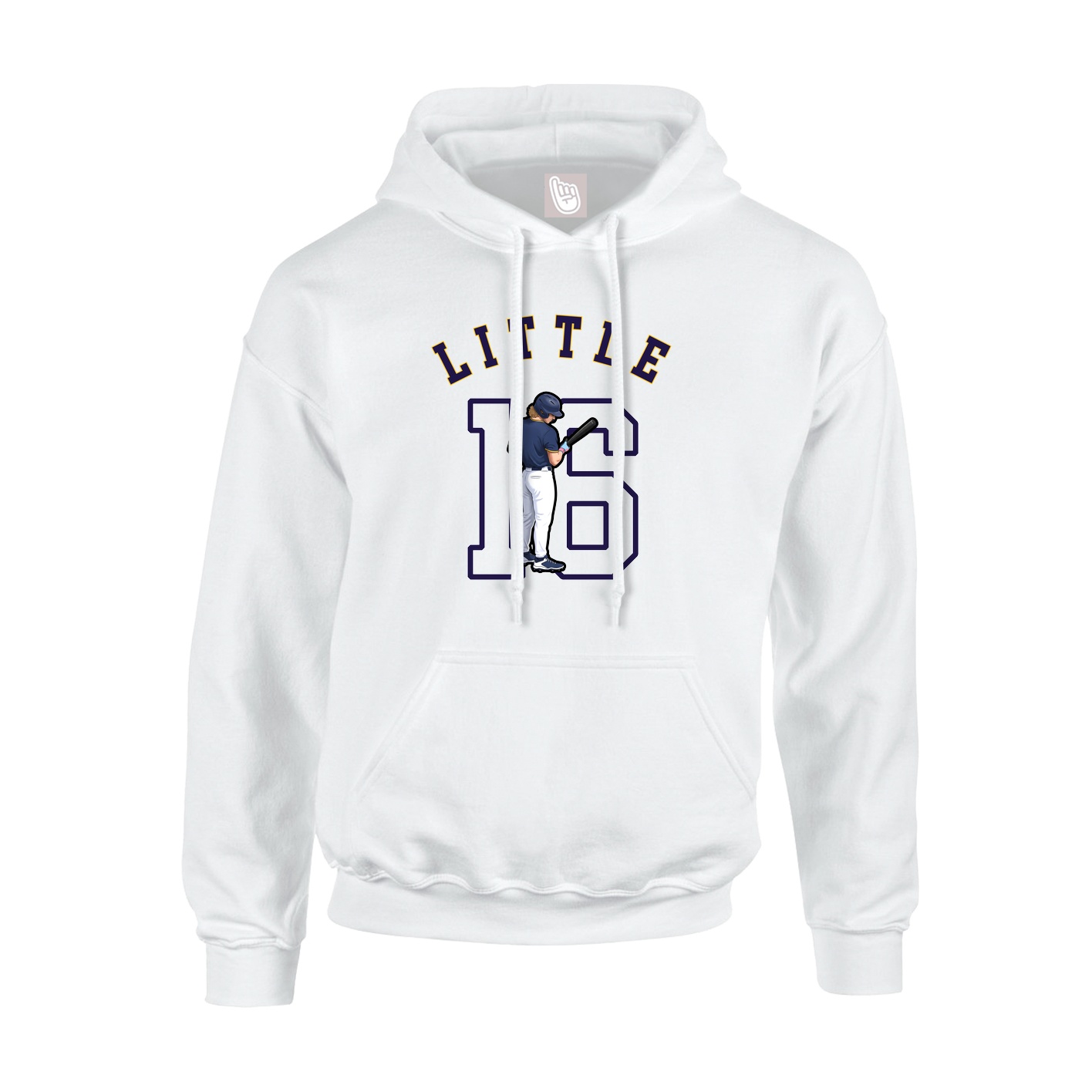 Youth Hoodie — Shirsey Arch in White