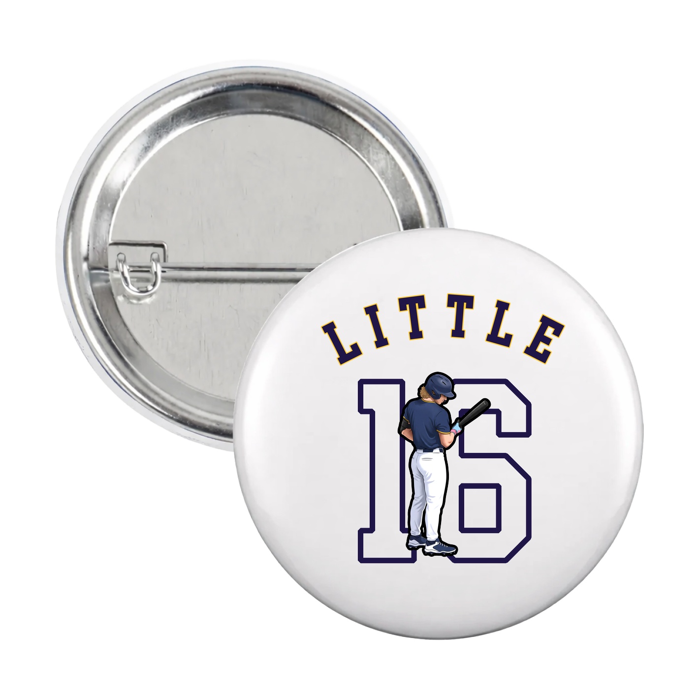 Game Day Button — Shirsey Arch in White