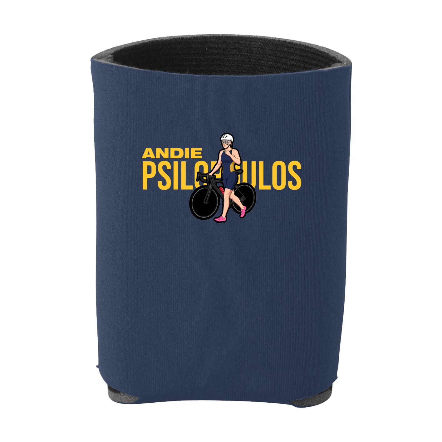 Can Holder — Player Name in Navy