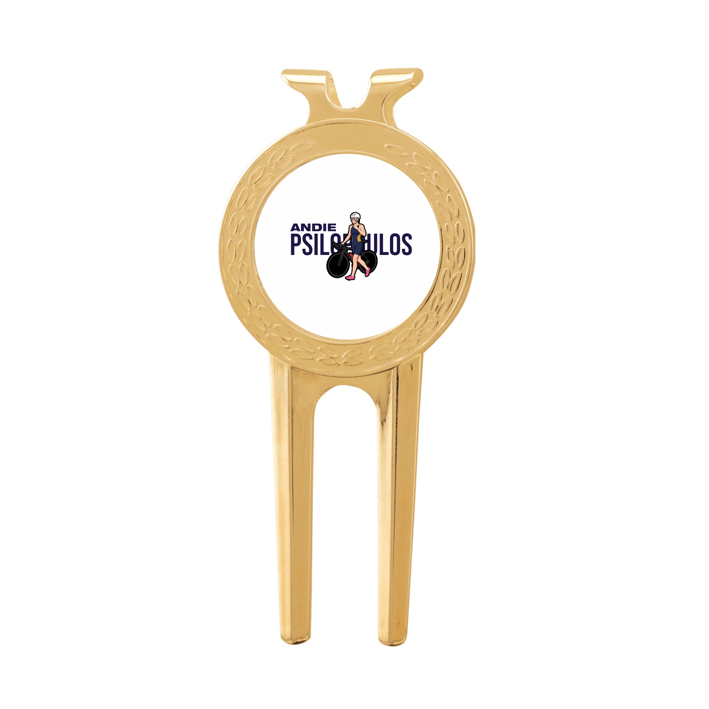 Divot Tool with Ball Marker — Player Name in Classic