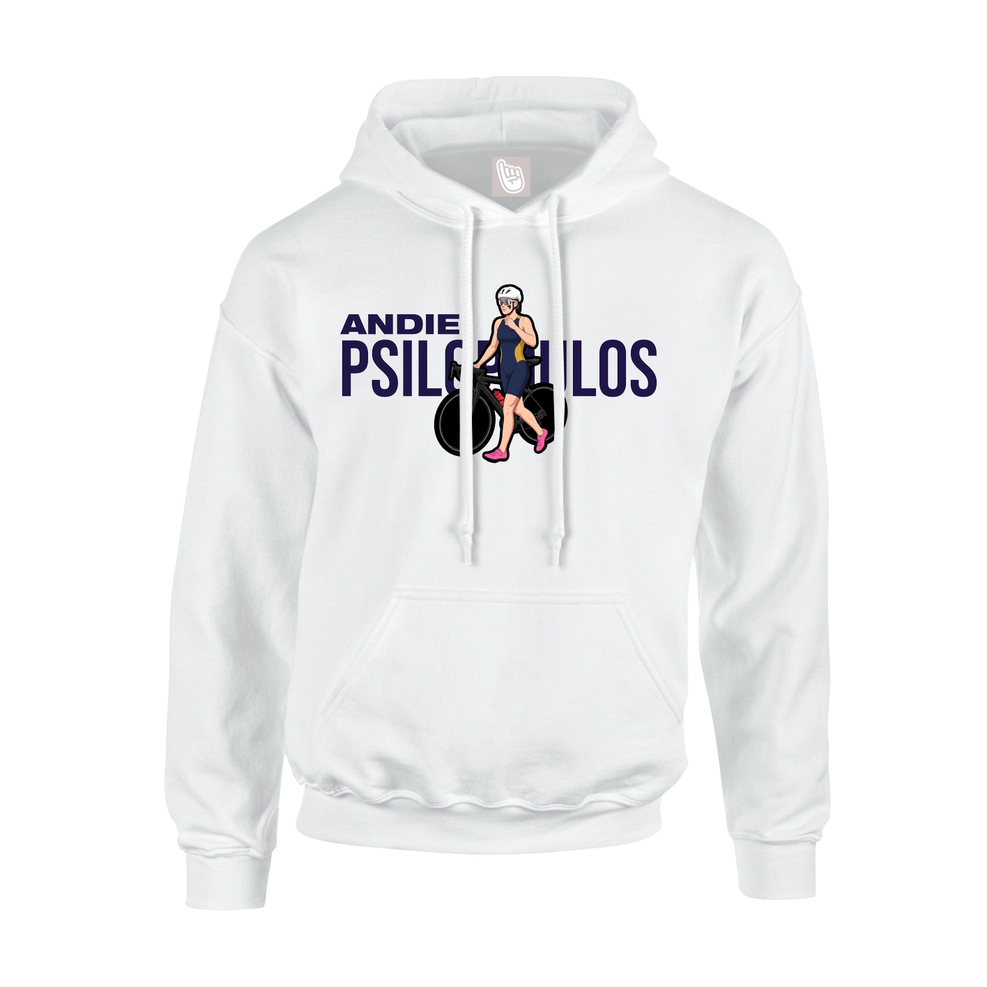 Hoodie — Player Name in White