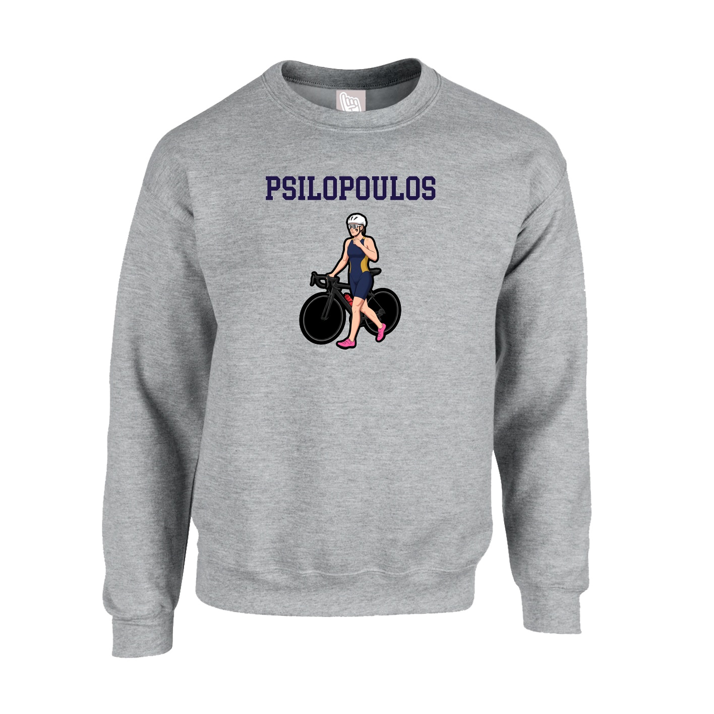Fleece Crew — Shirsey in Grey