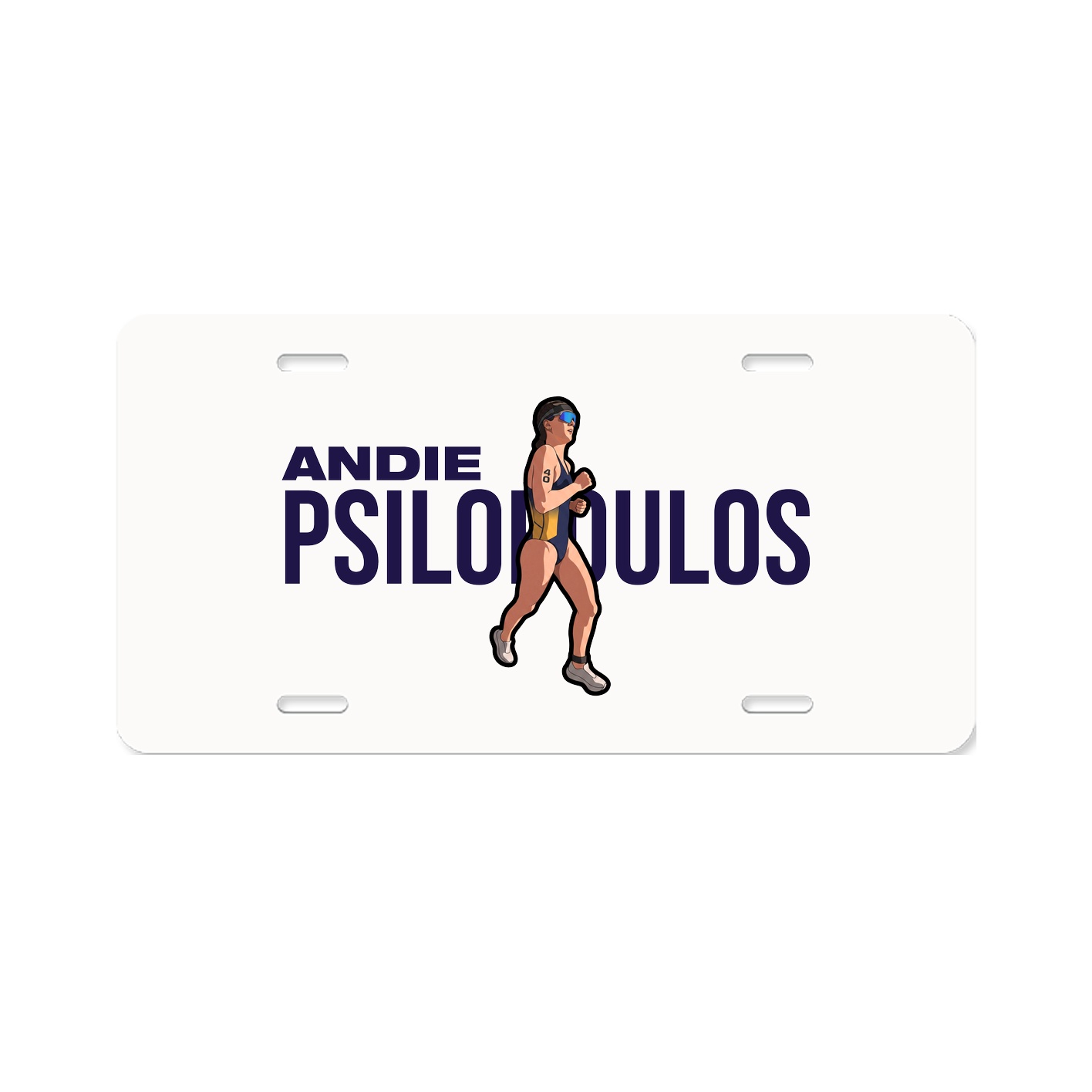 License Plate — Player Name in Classic