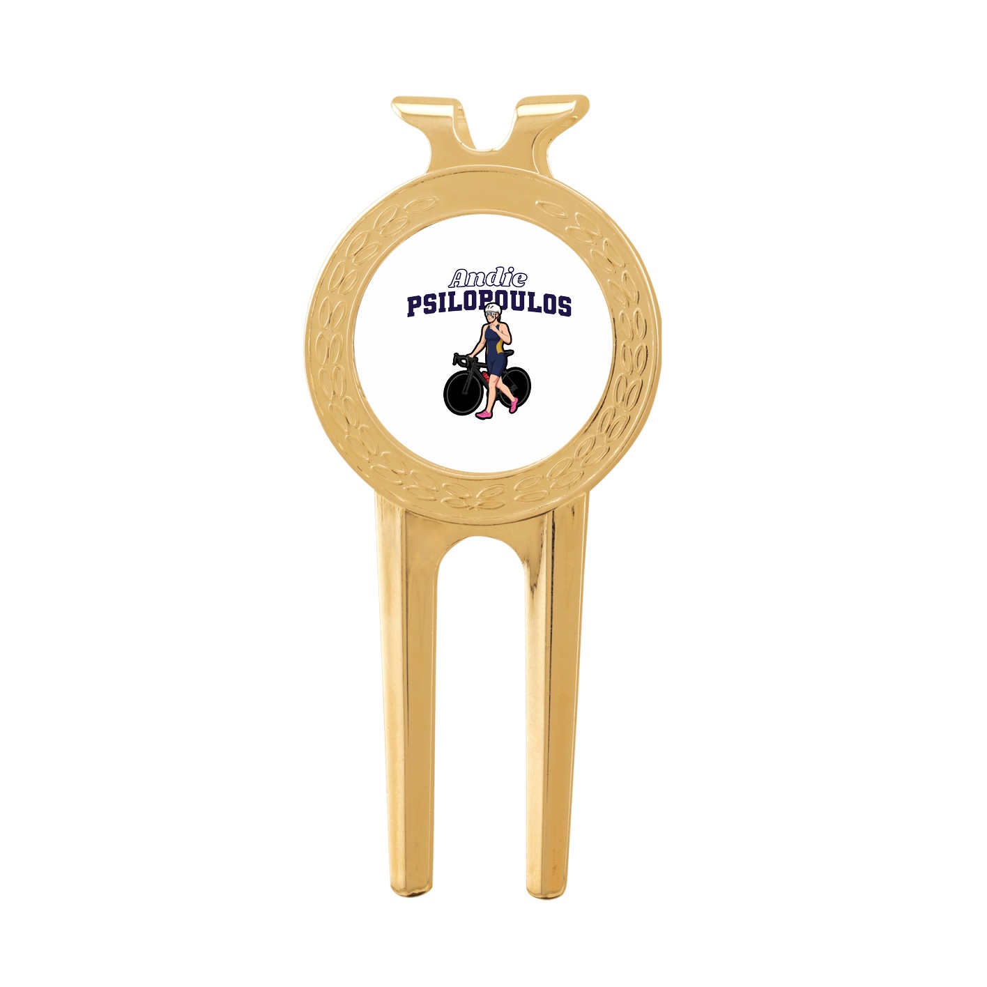 Divot Tool with Ball Marker — Name Arch in Classic