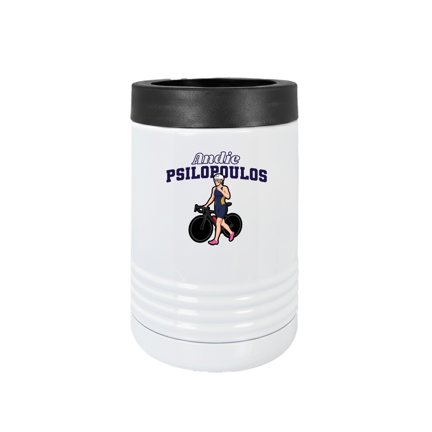 Beverage Holder — Name Arch in White