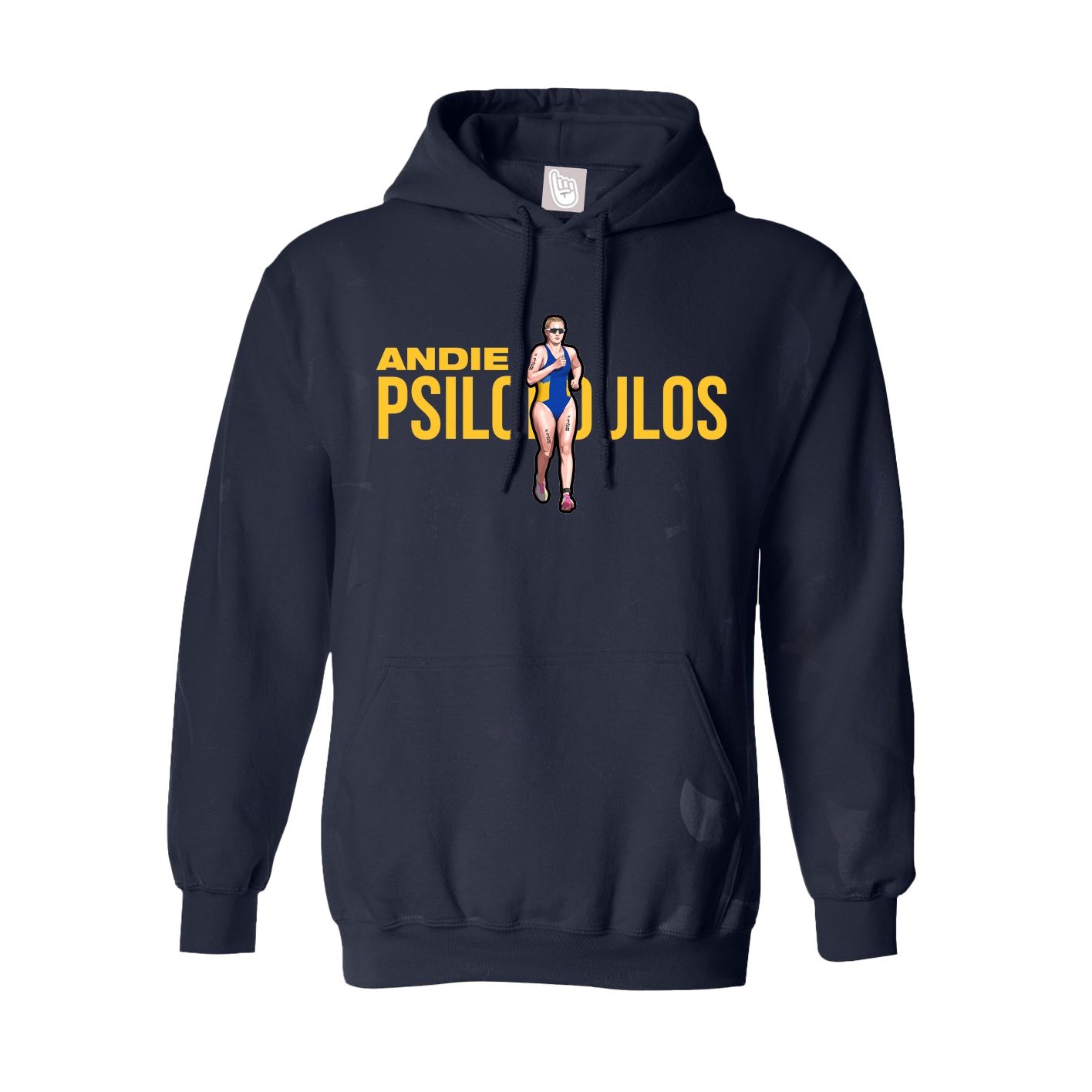 Hoodie — Player Name in Navy
