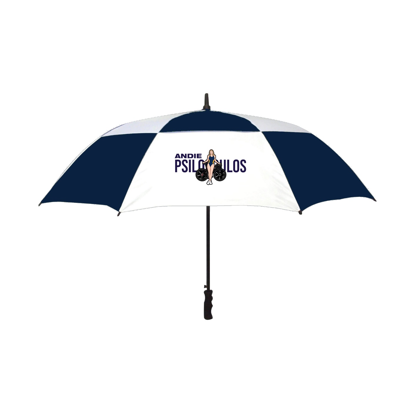 Golf Umbrella — Player Name in Navy