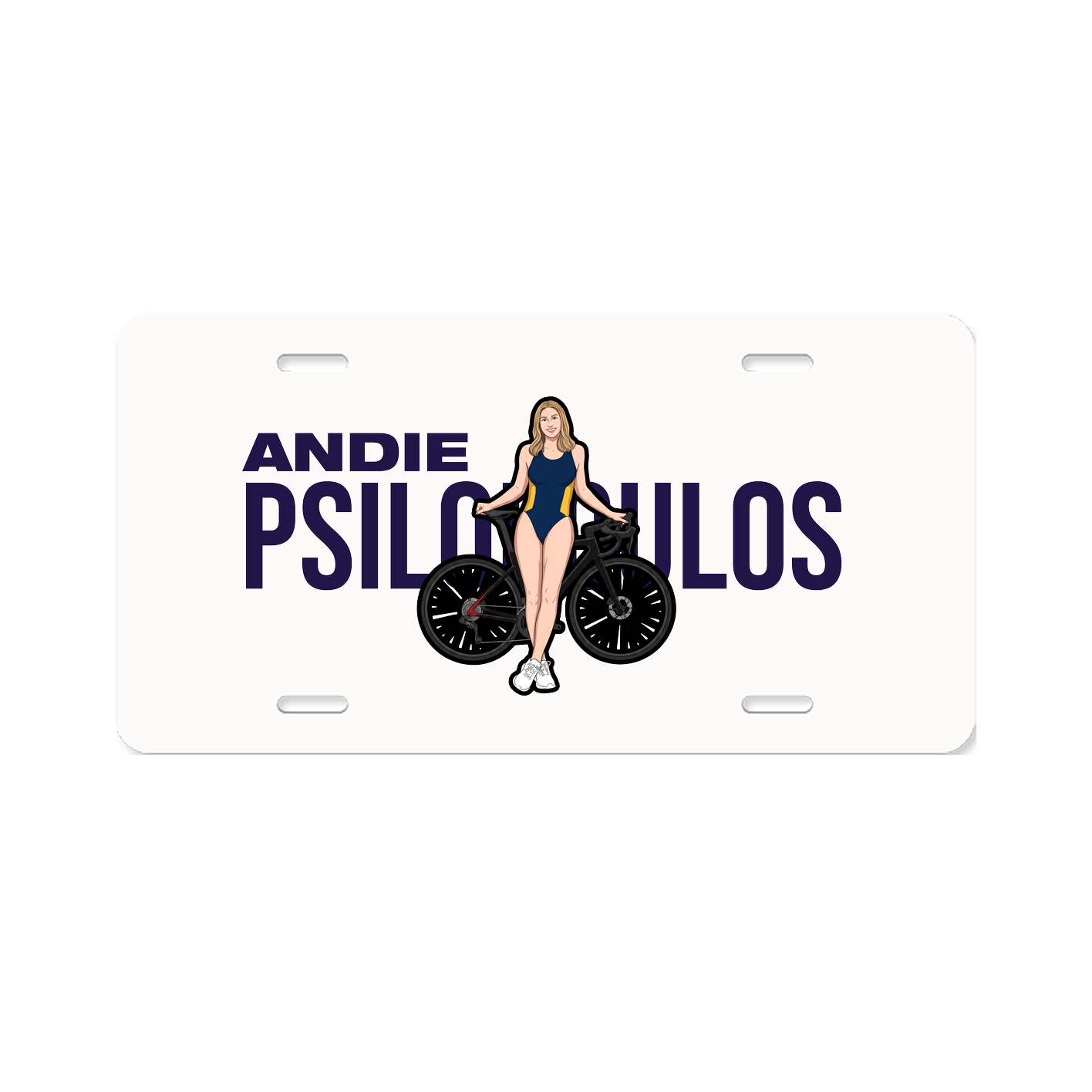 License Plate — Player Name in Classic