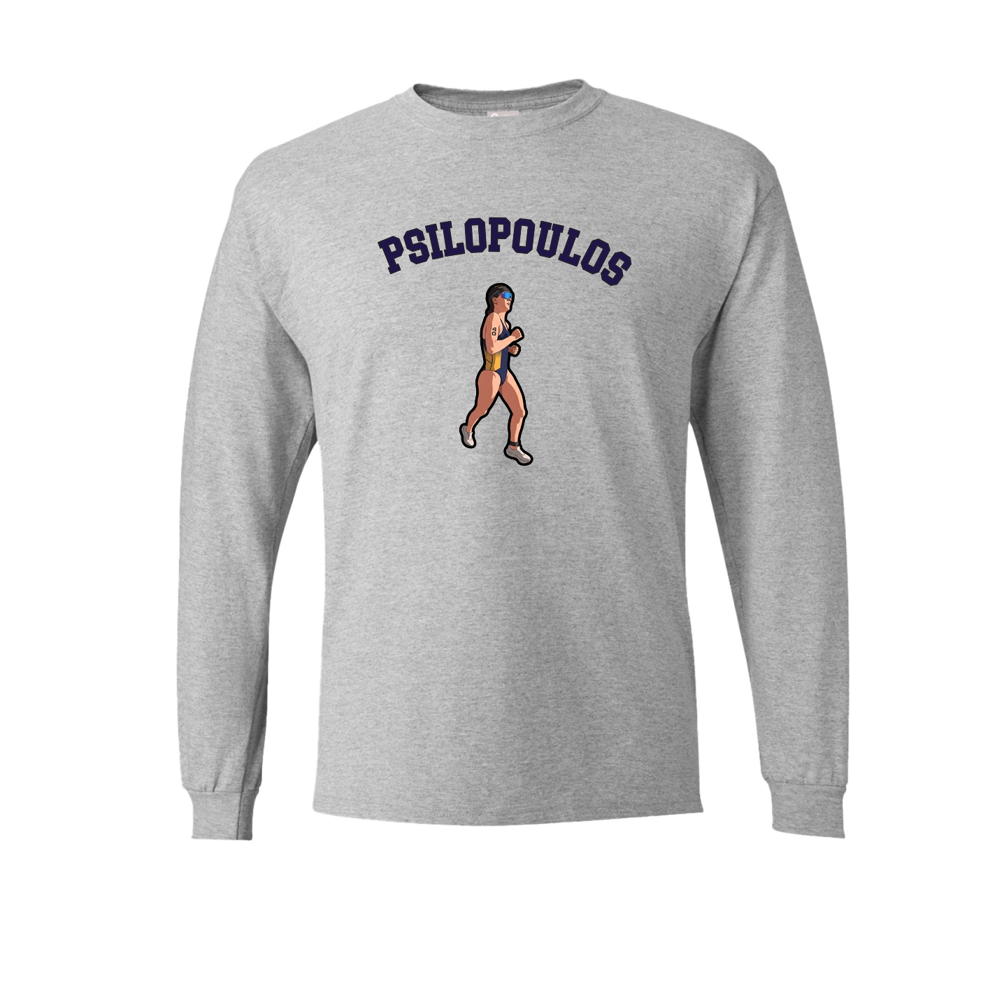 Long Sleeve Tee — Shirsey Arch in Grey