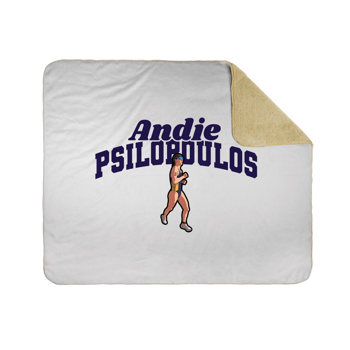 Throw Blanket — Signature Arch in White