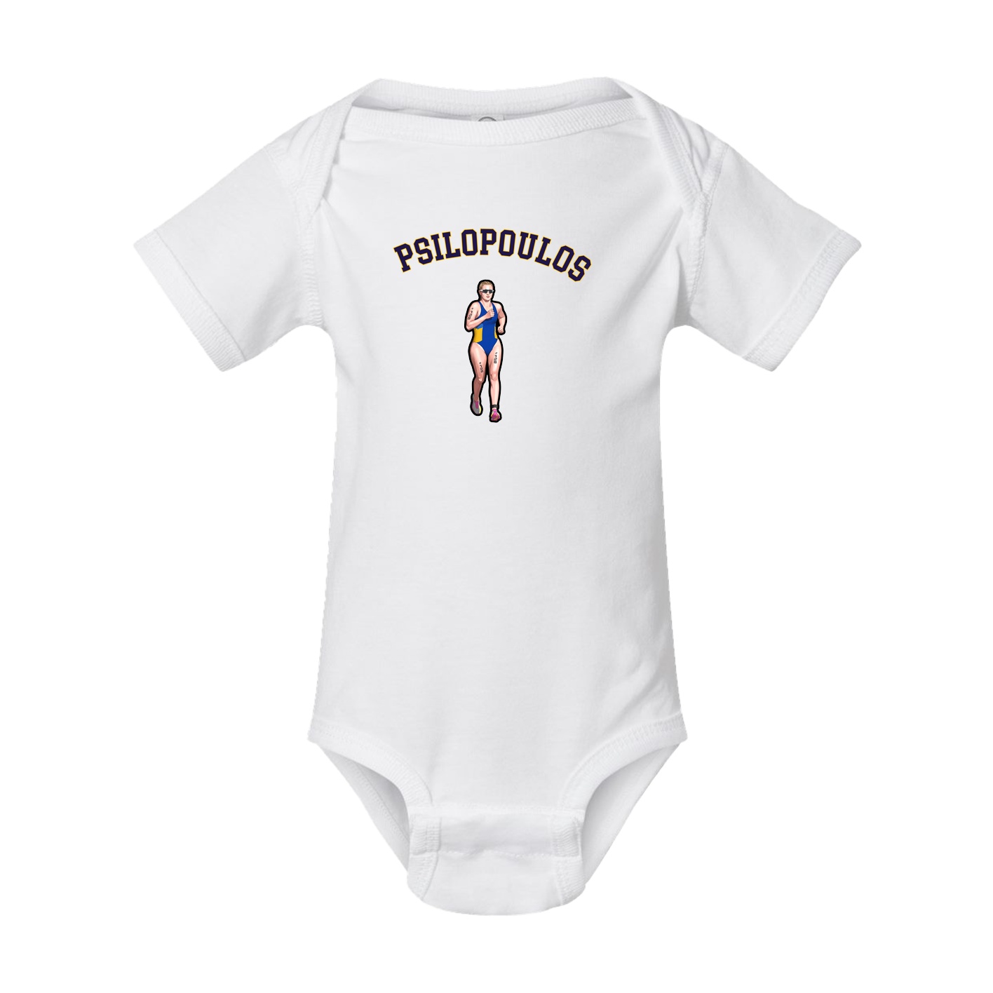 Baby Onesie — Shirsey Arch in White