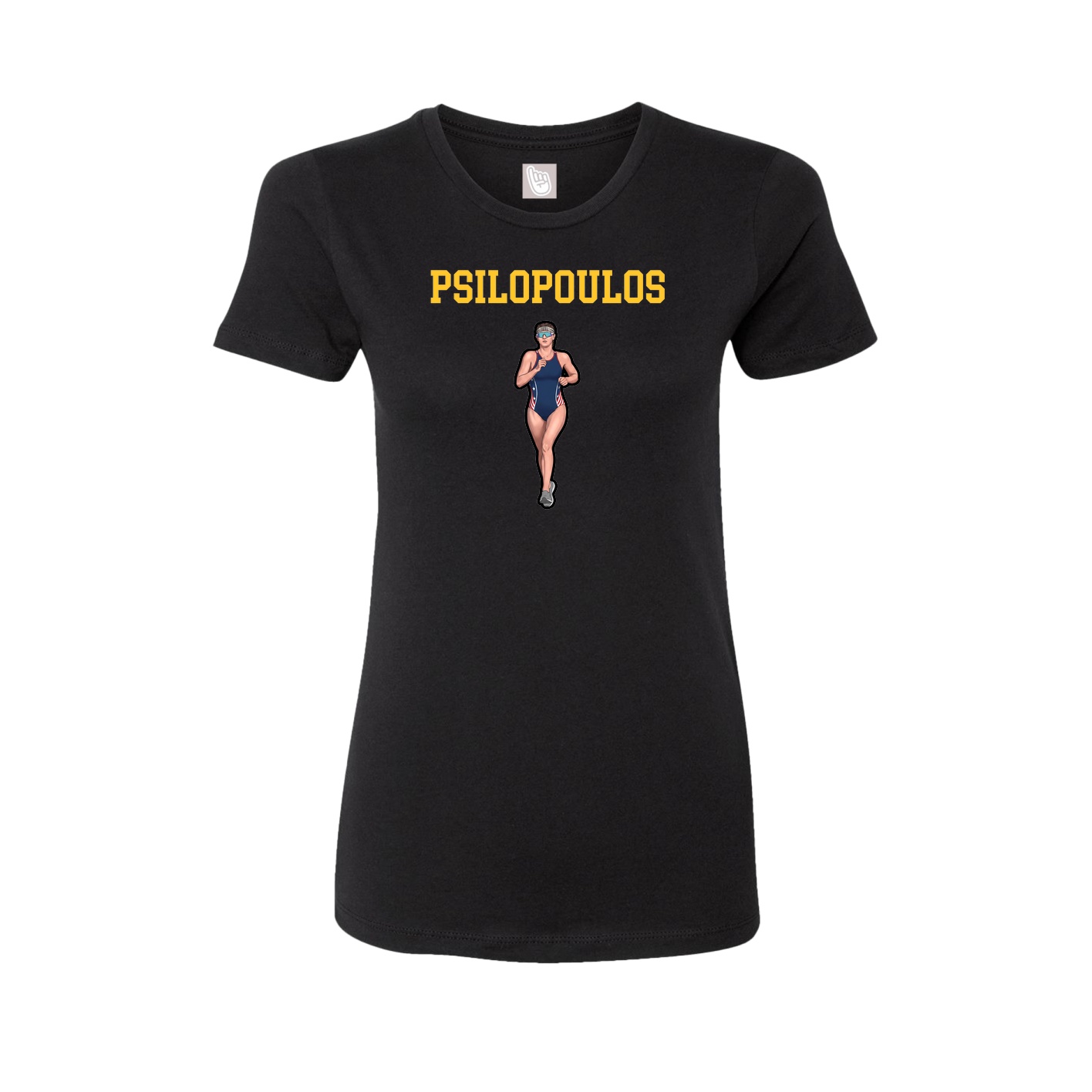 Fitted Women's Tee — Shirsey in Black