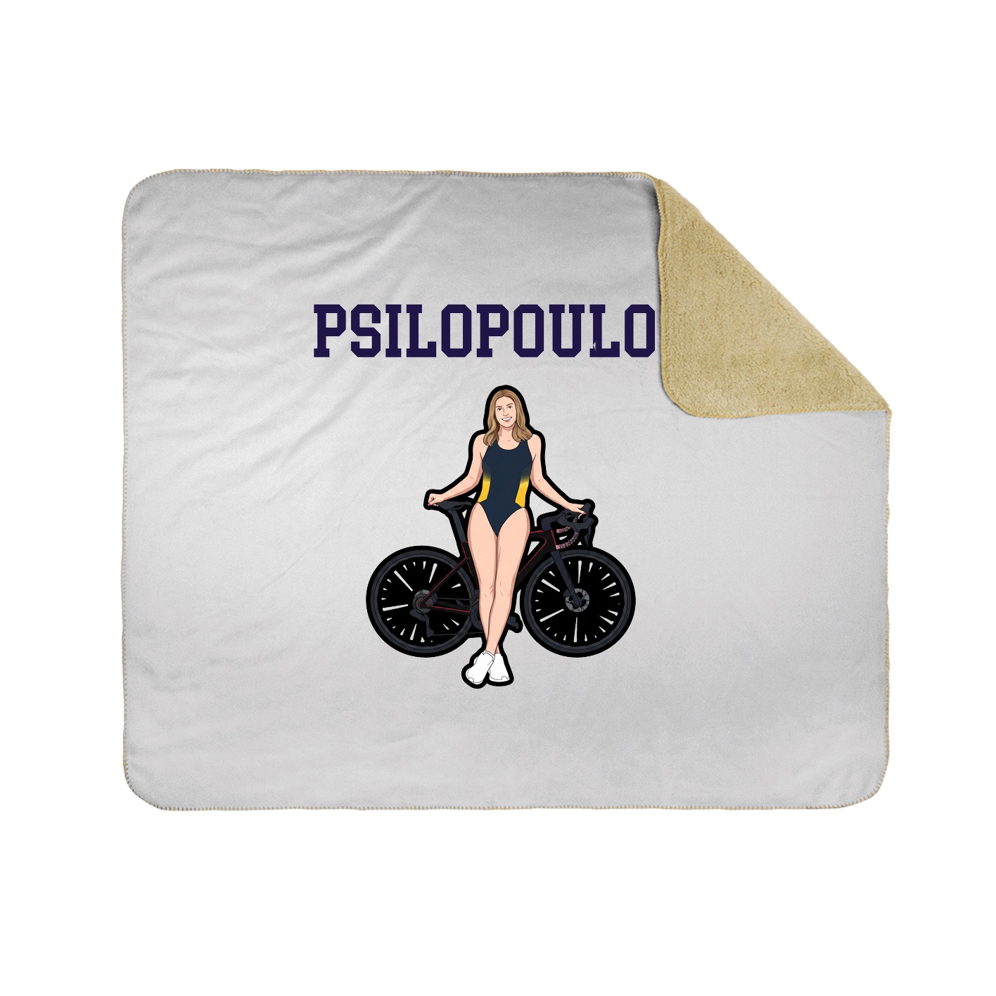 Throw Blanket — Shirsey in White