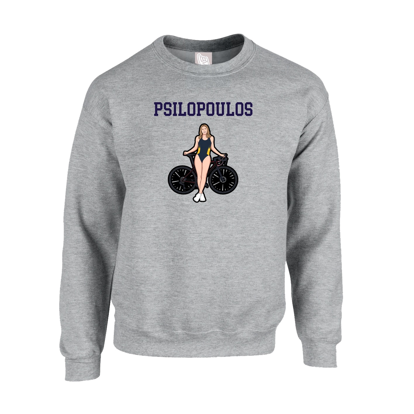 Fleece Crew — Shirsey in Grey