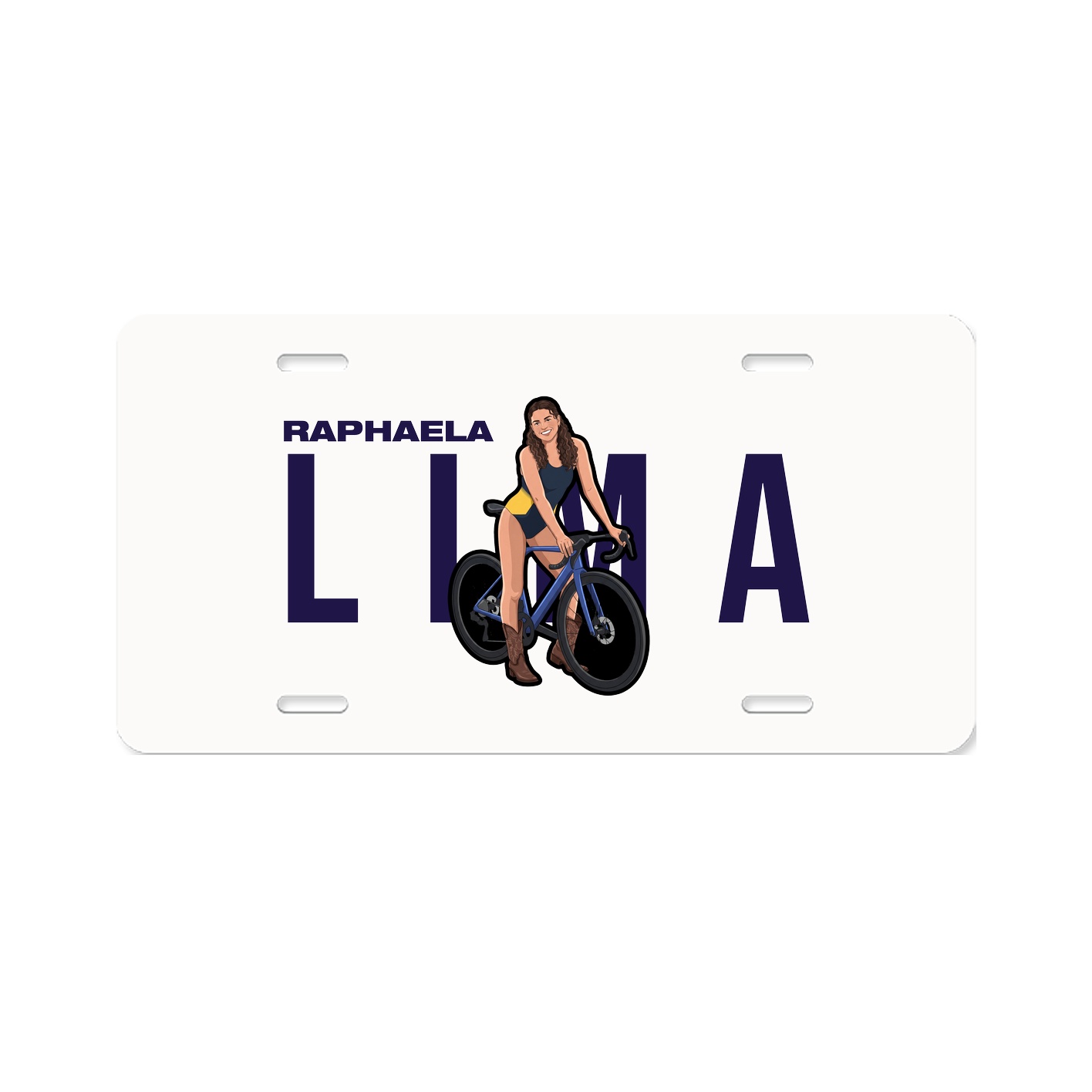 License Plate — Player Name in Classic