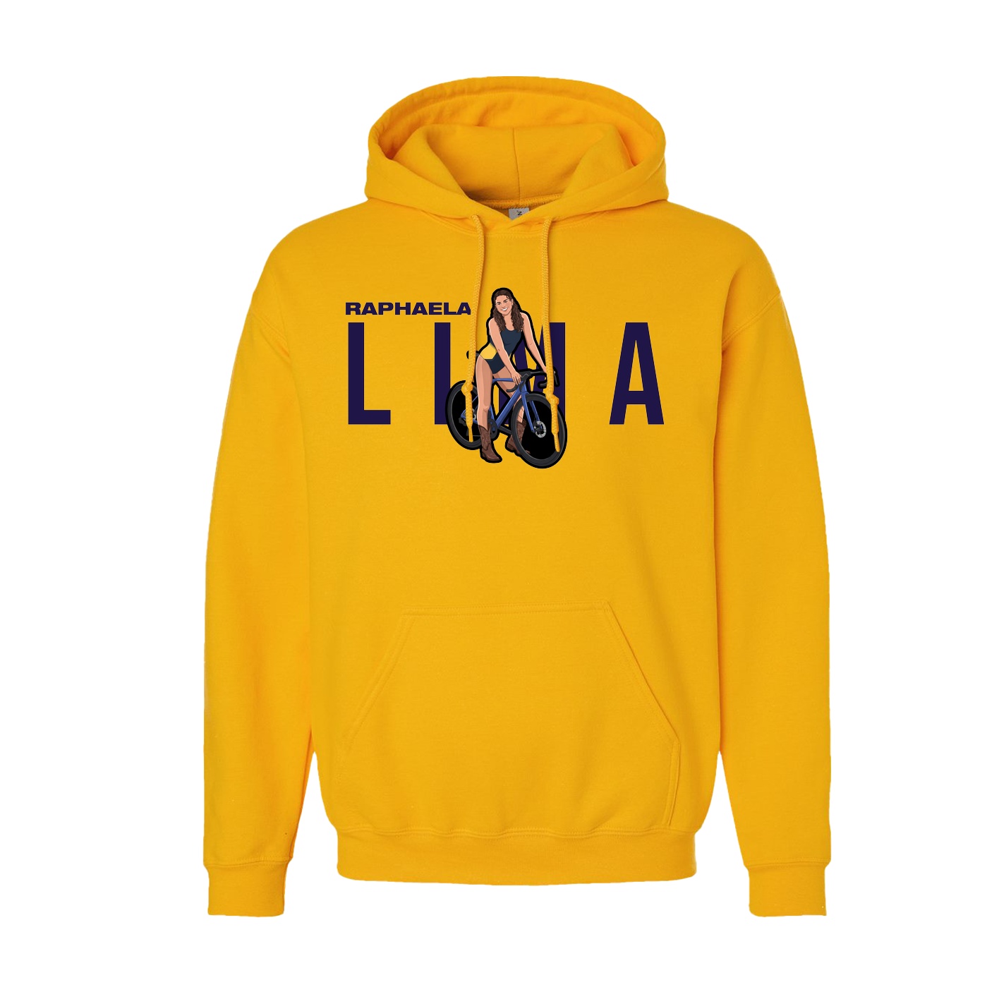 Hoodie — Player Name in Gold