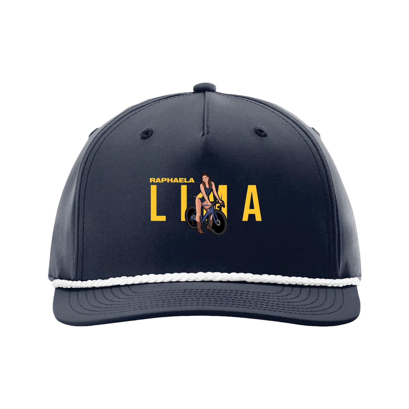Five-Panel Classic Rope Cap — Player Name in Navy