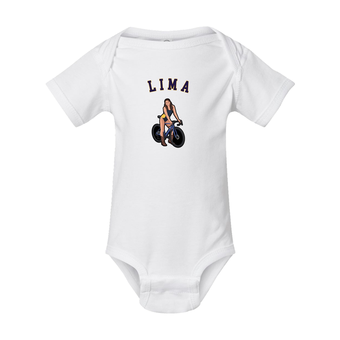 Baby Onesie — Shirsey Arch in White