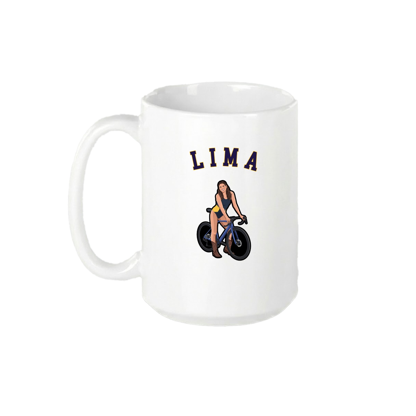 15oz Coffee Mug — Shirsey Arch in White