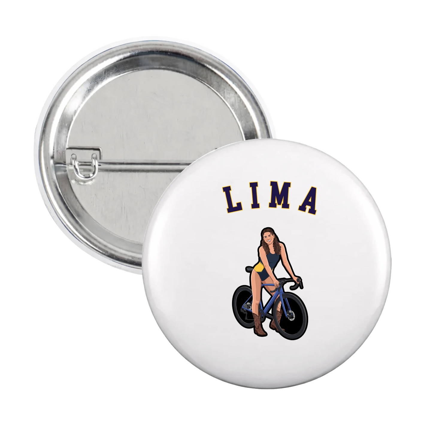 Game Day Button — Shirsey Arch in White