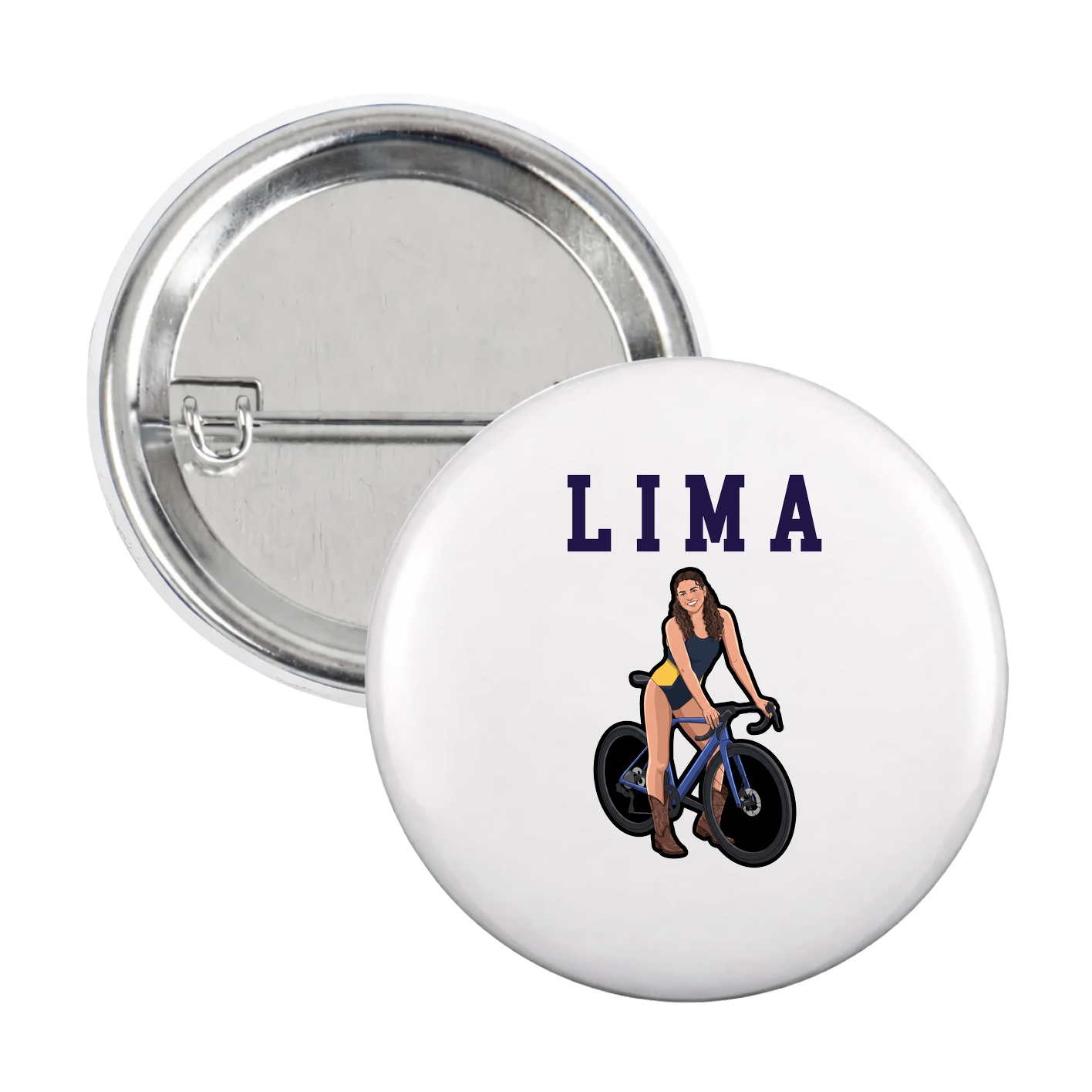 Game Day Button — Shirsey in White