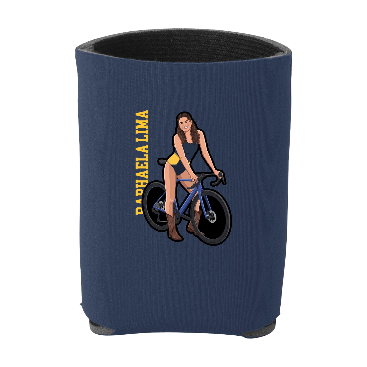 Can Holder — Name Vertical in Navy