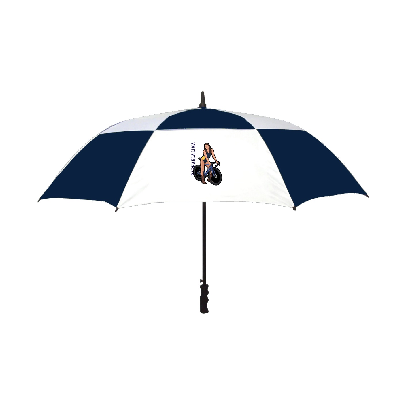 Golf Umbrella — Name Vertical in Navy