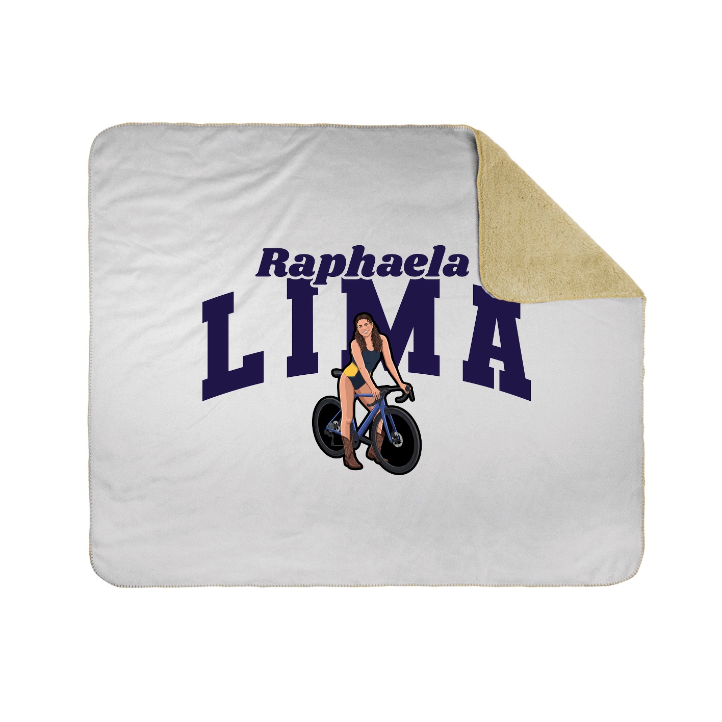 Throw Blanket — Signature Arch in White