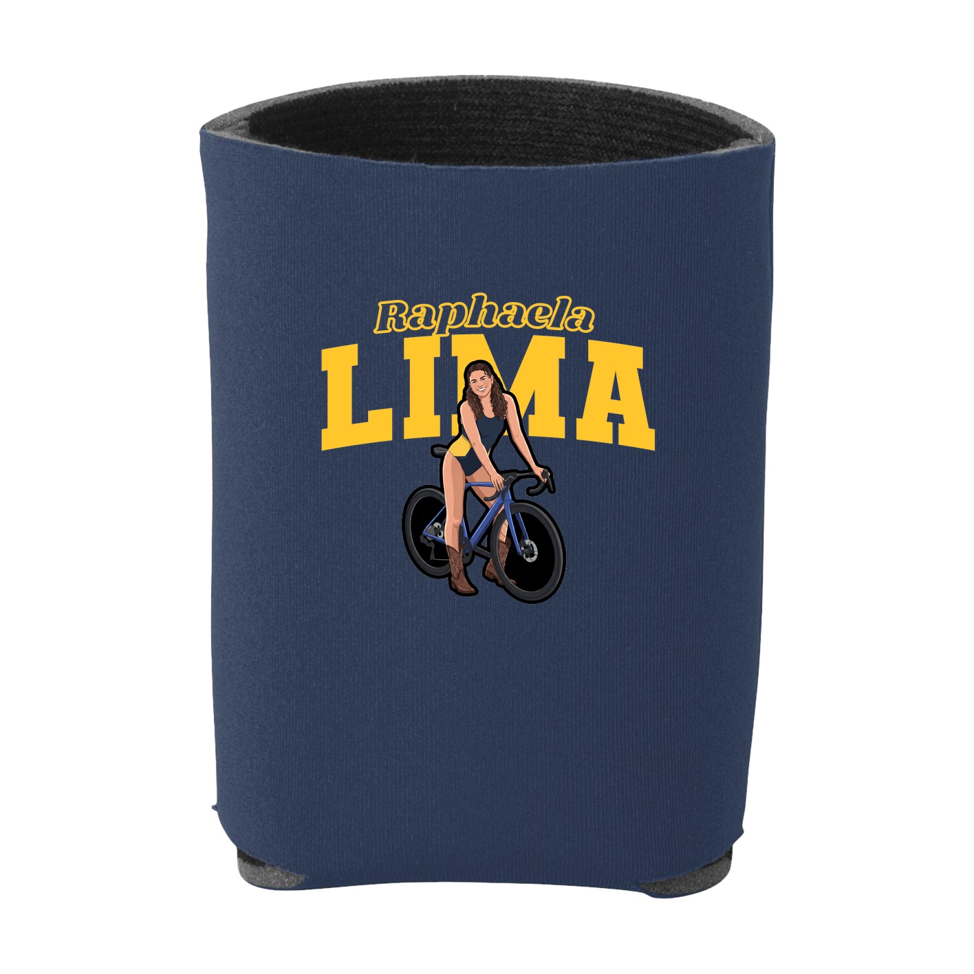 Can Holder — Name Arch in Navy