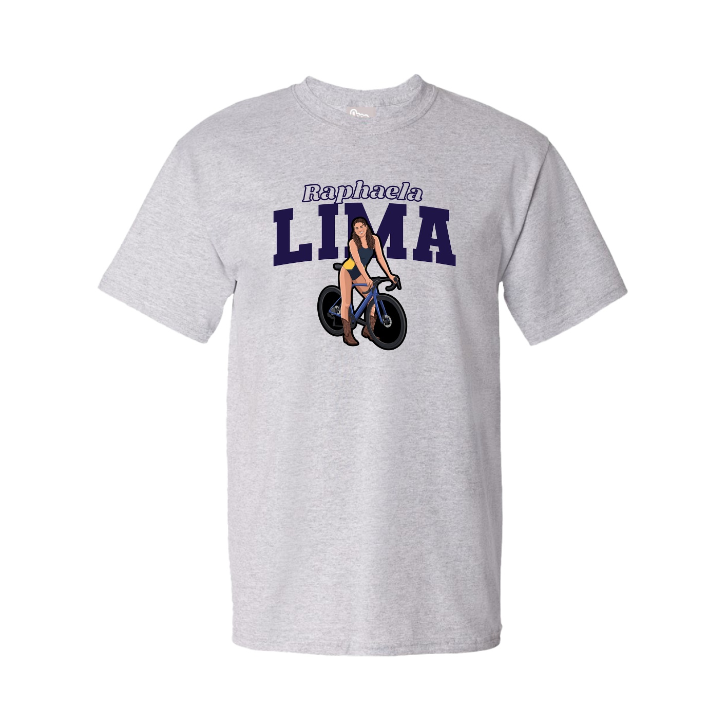 Youth Tee — Name Arch in Grey