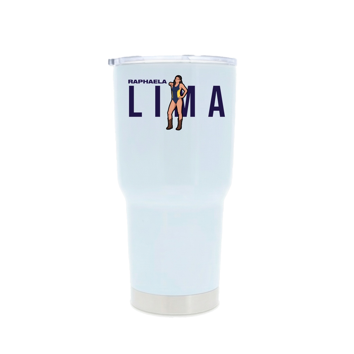 30oz Stainless Steel Tumbler — Player Name in White
