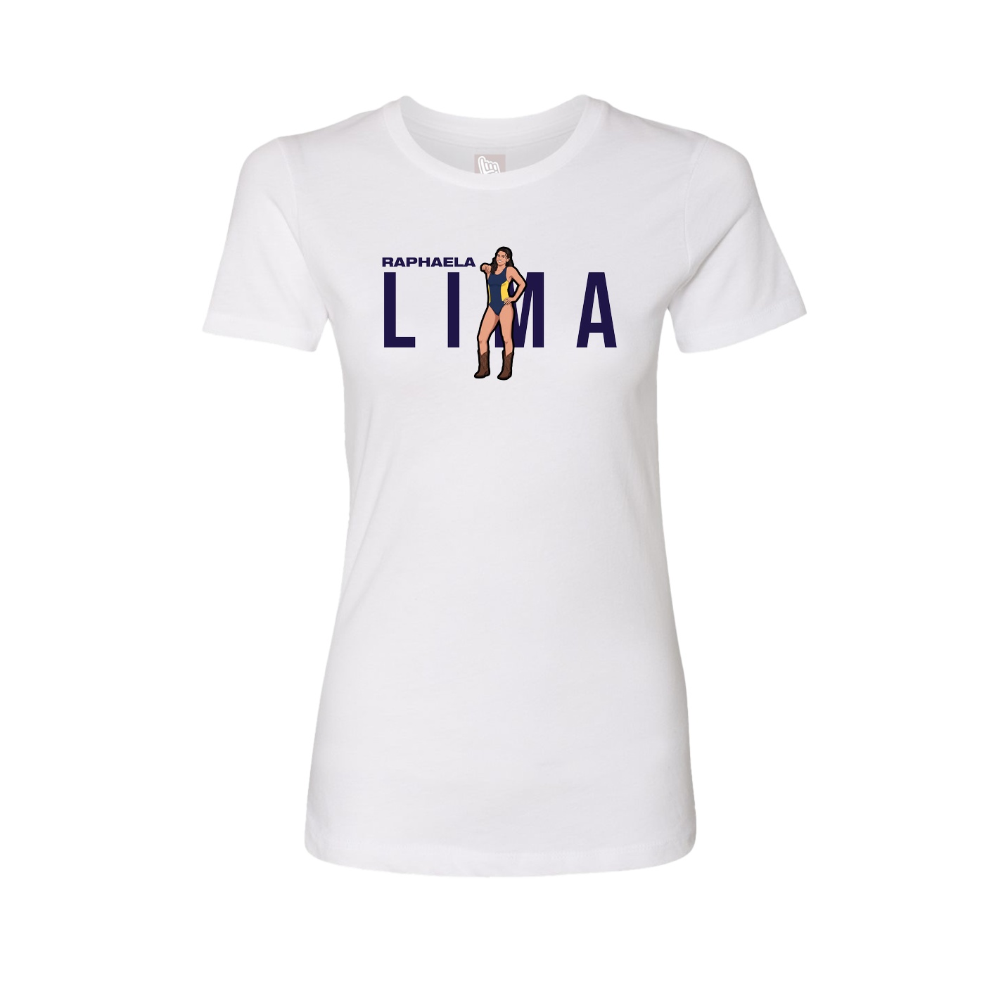 Womens Tee — Player Name in White