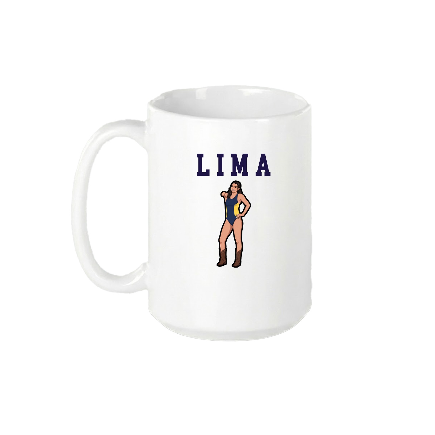 15oz Coffee Mug — Shirsey in White