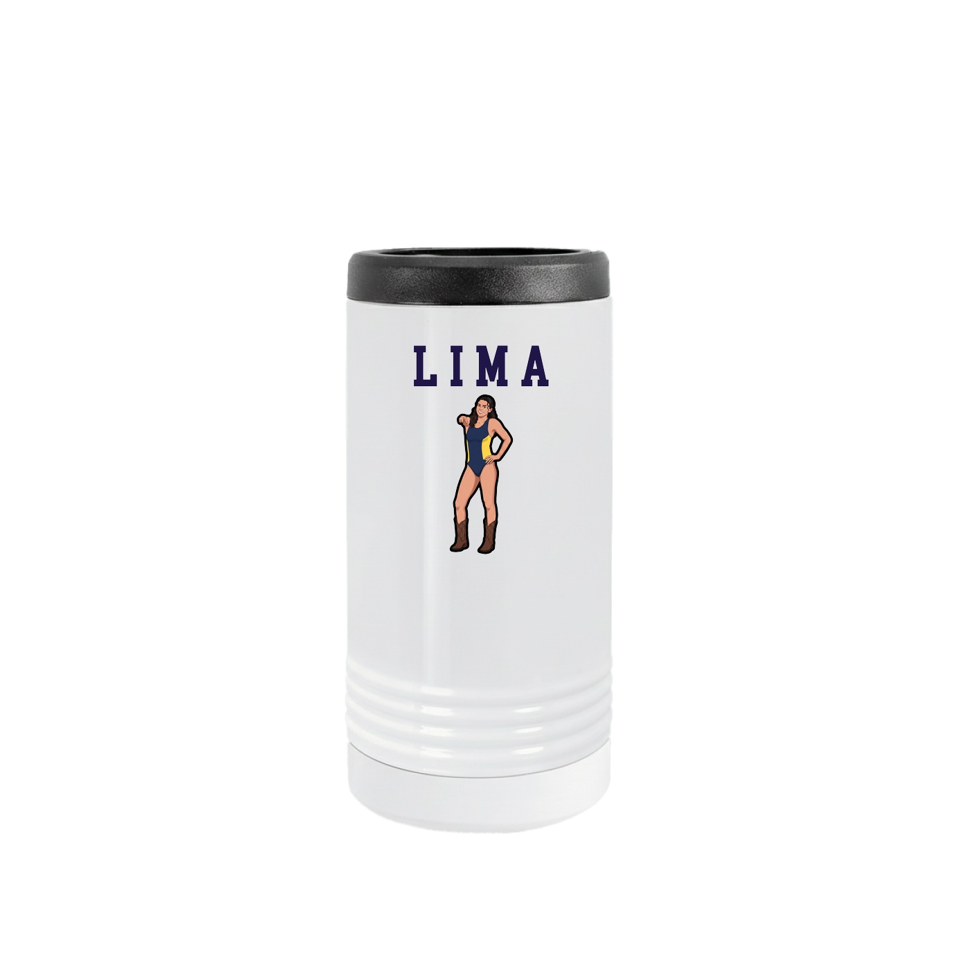 Slim Beverage Holder — Shirsey in White