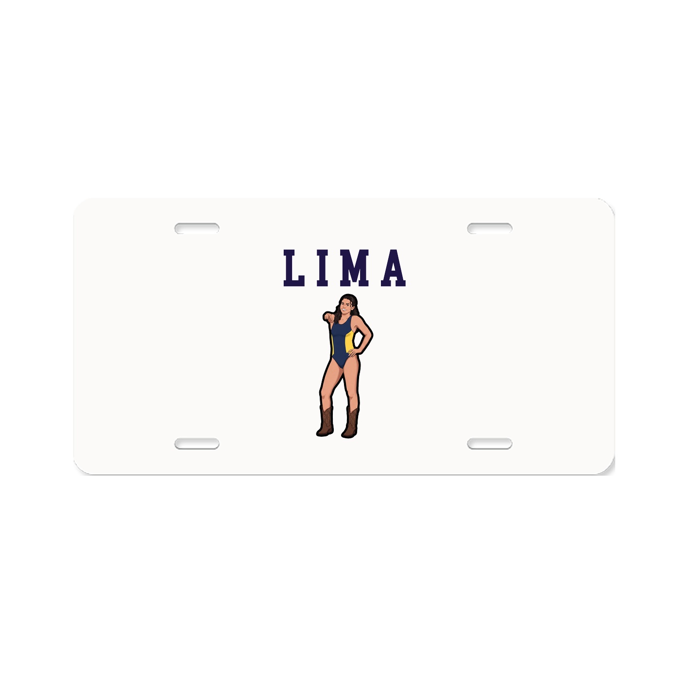 License Plate — Shirsey in Classic