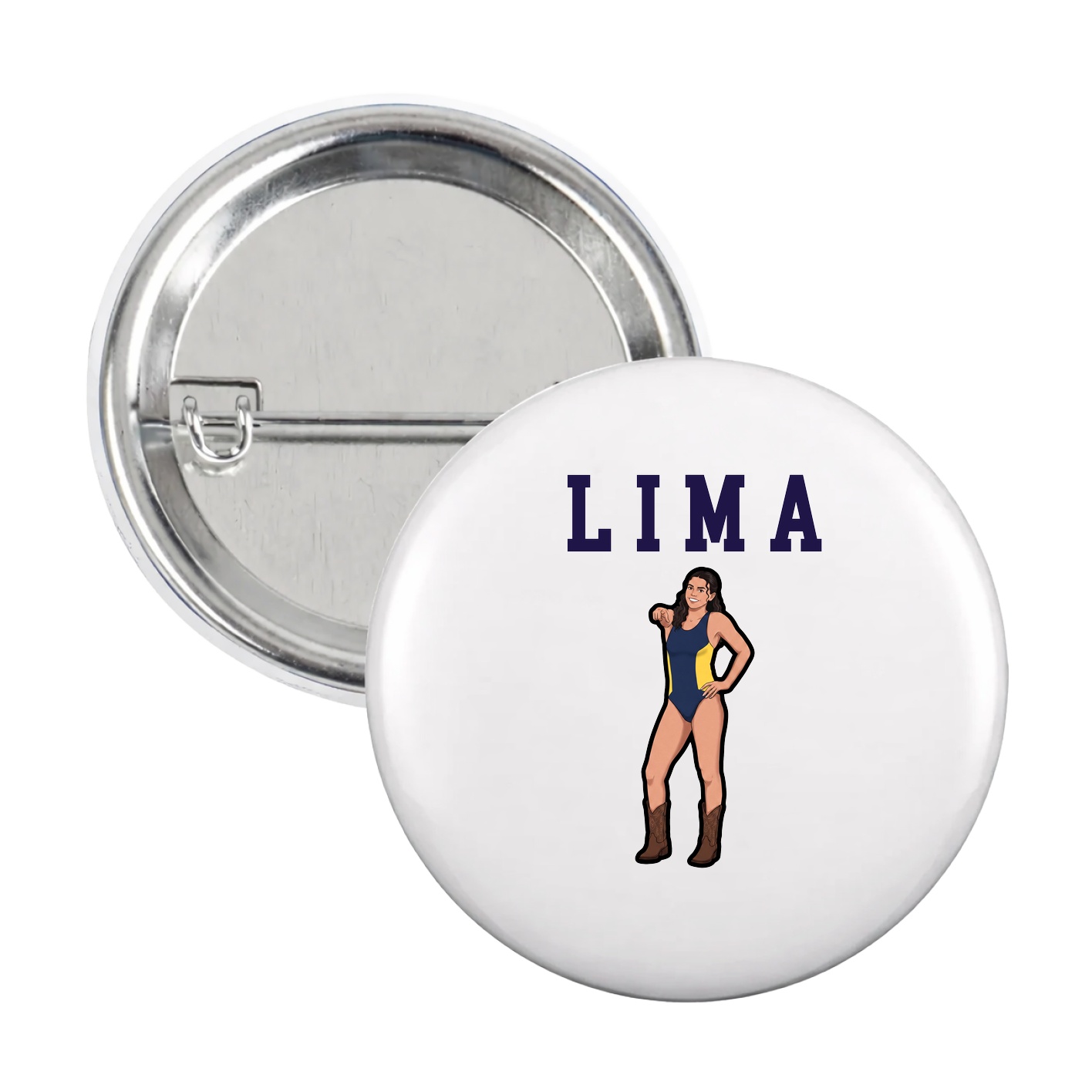 Game Day Button — Shirsey in White