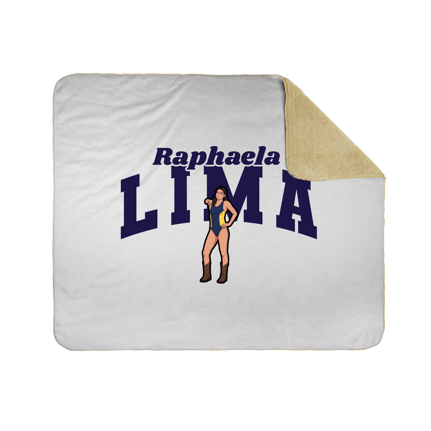 Throw Blanket — Signature Arch in White