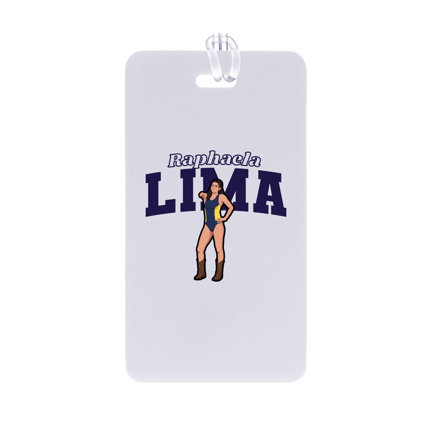 Bag Tag — Name Arch in Classic