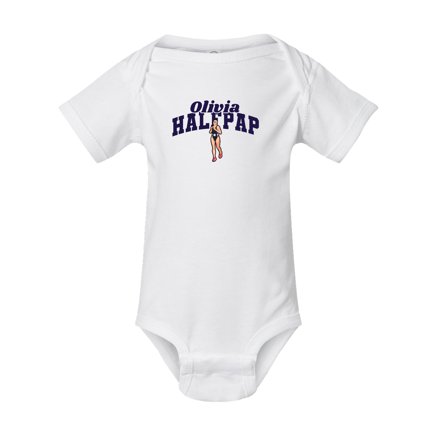 Baby Onesie — Signature Arch in White