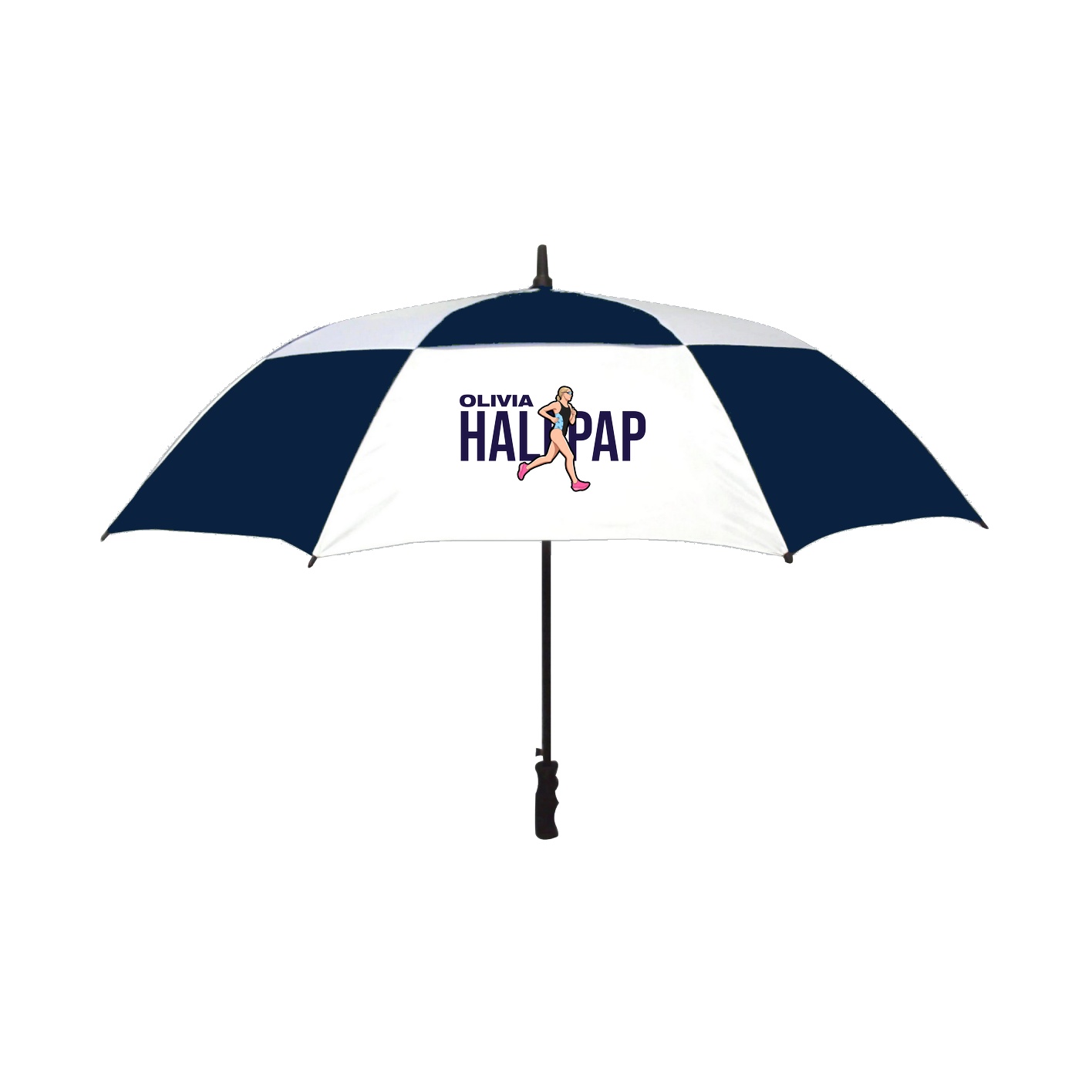 Golf Umbrella — Player Name in Navy