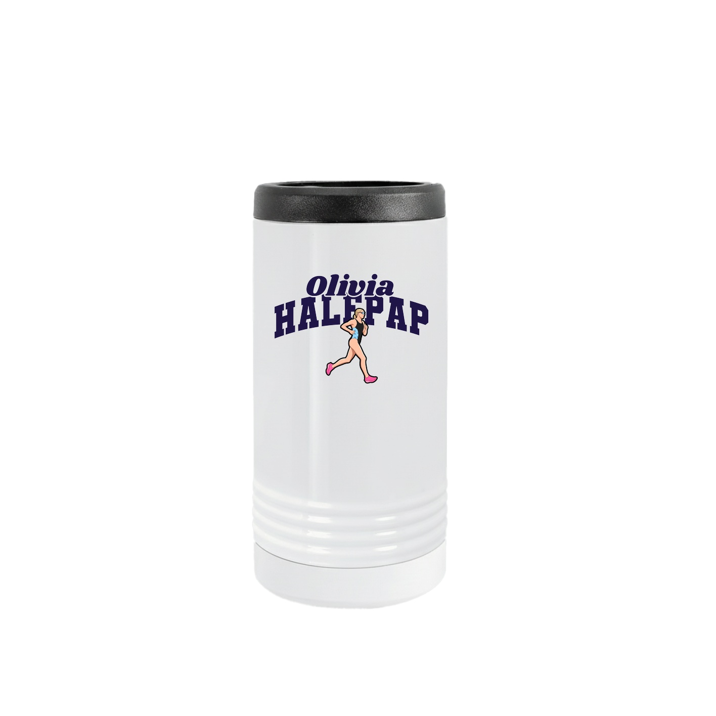Slim Beverage Holder — Signature Arch in White