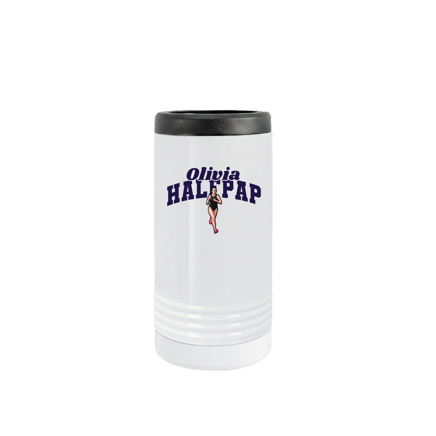 Slim Beverage Holder — Signature Arch in White