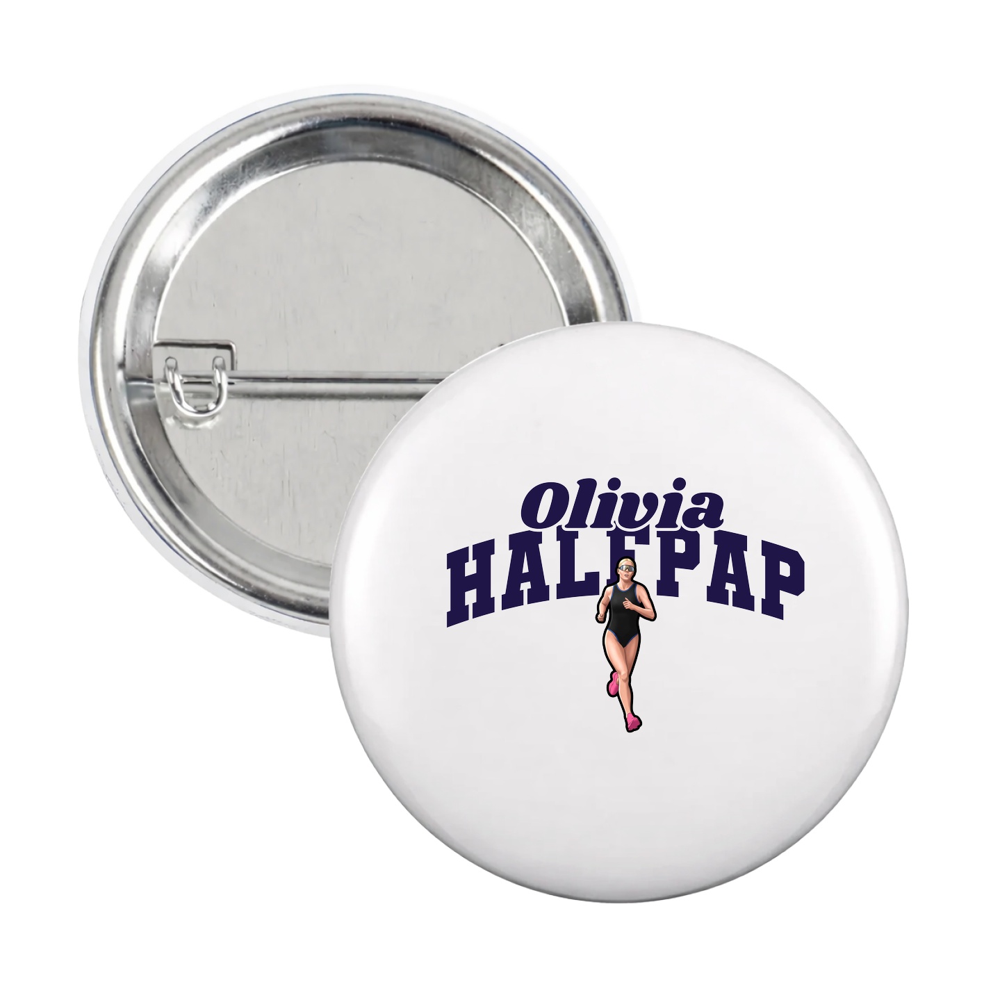 Game Day Button — Signature Arch in White